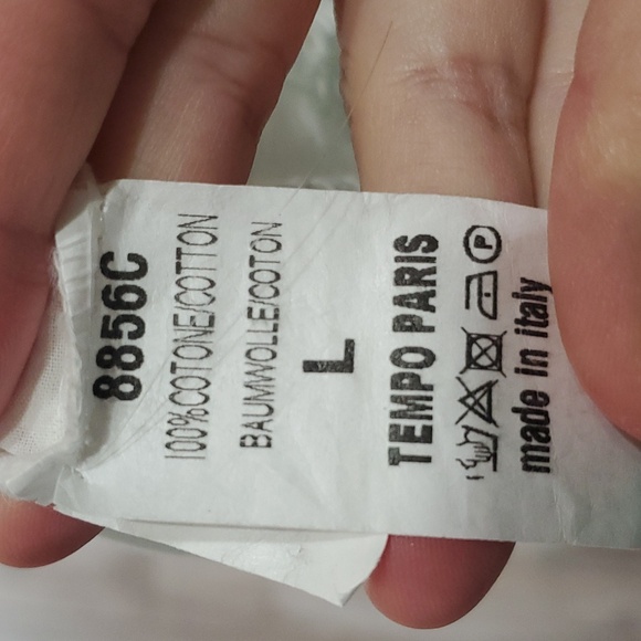 Tempo Paris White Eyelet Cotton Cover Up Jacket - Picture 8 of 9